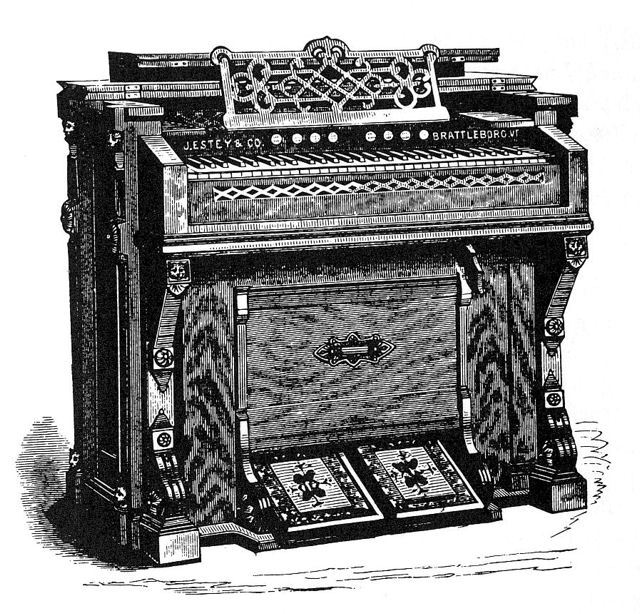 Estey Flattop Cottage Organ